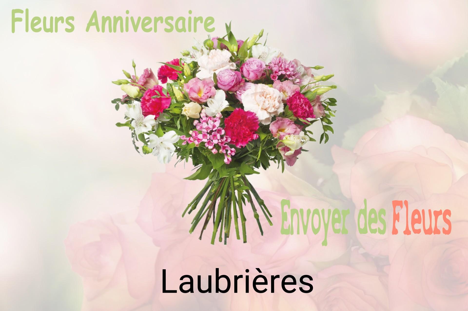 Bouquet de fleurs d’anniversaire livré à Laubrières