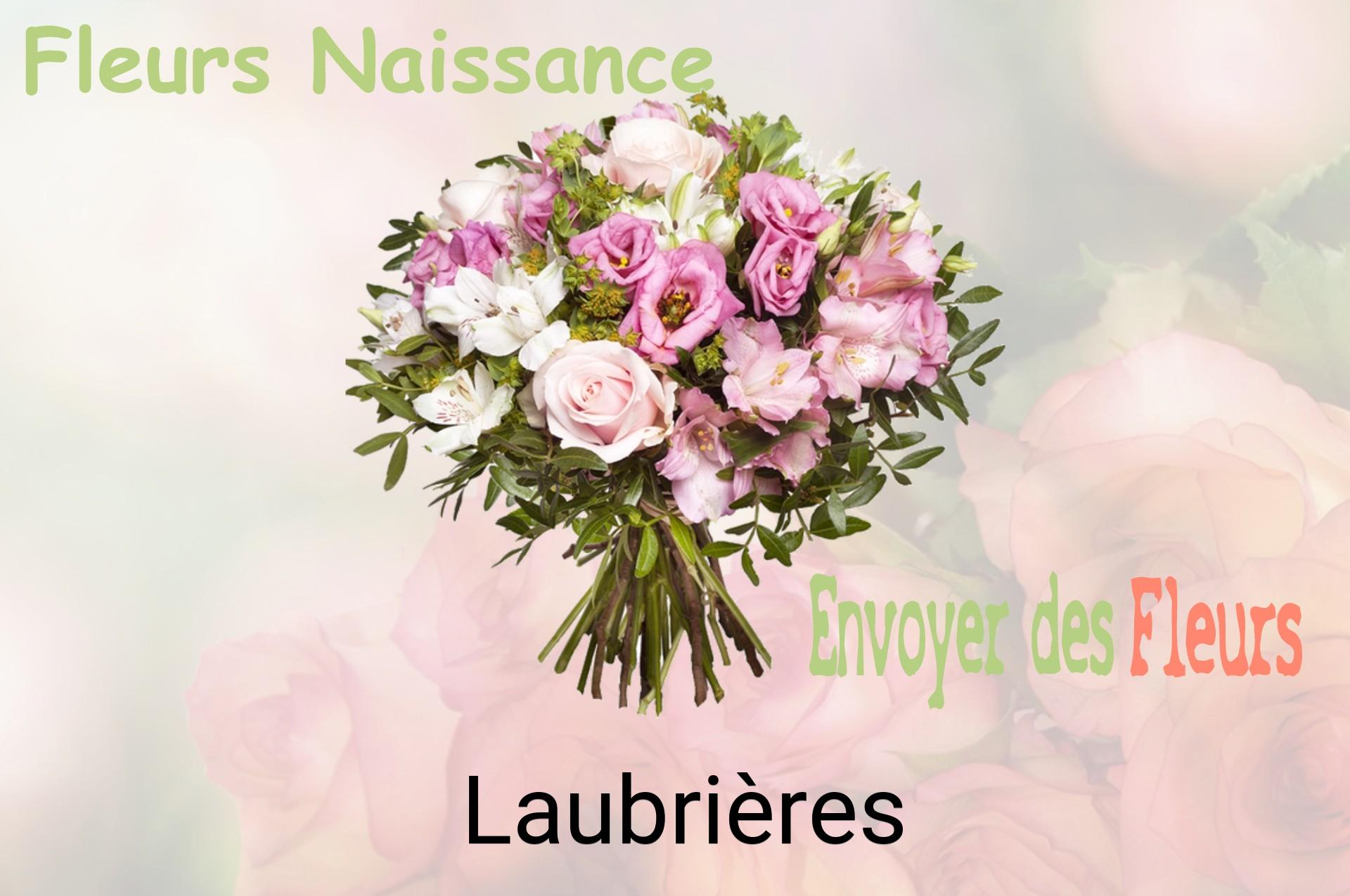 Bouquet de fleurs de naissance livré à Laubrières